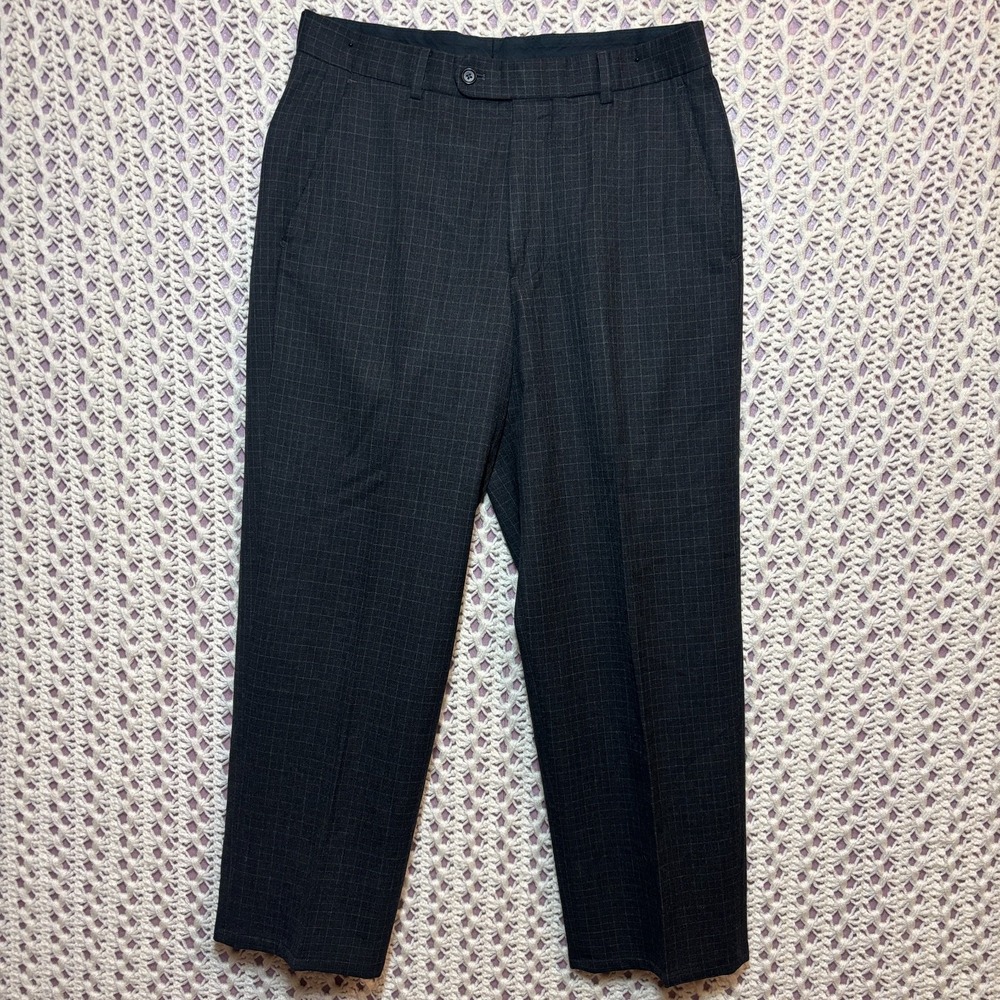 Brooks Brothers Warm Pants Regent Vitale Barberis Canonico‎ Wool W32x27 Canada